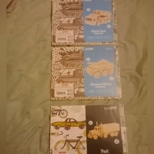NIP Wooden Vehicle kits